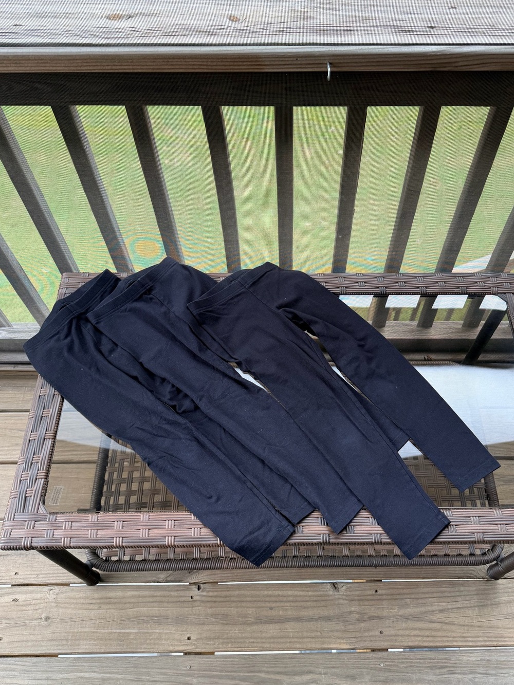 Old Navy Girls Black Leggings Lot Size Small